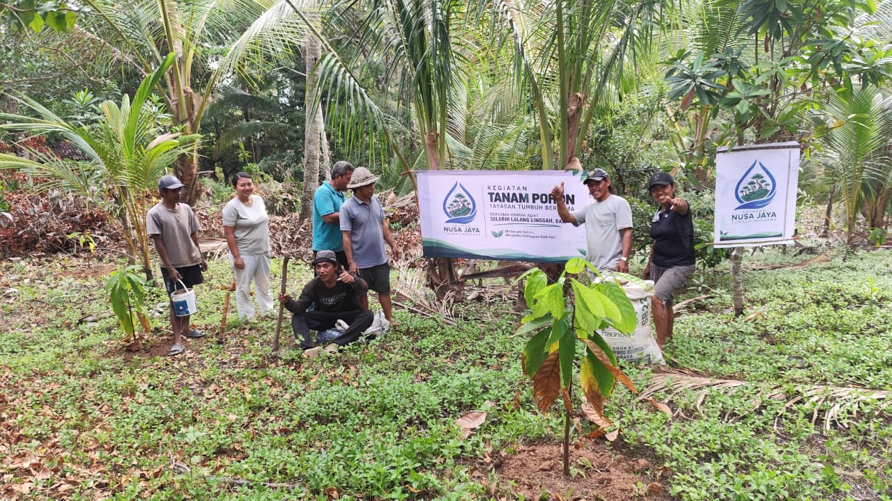 Nusa Jaya Tumbuh Bersama Gandeng Krama Adat Selabih Jaga Lingkungan Bali